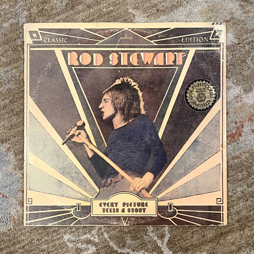 Vintage Rod Stewart Album Every Picture tells a Story